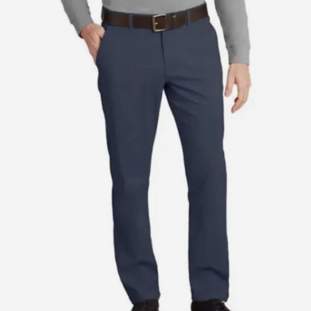 English Laundry Men’s Chino Pants 38x32 Blue Straight Leg Breeze Cotton NWT